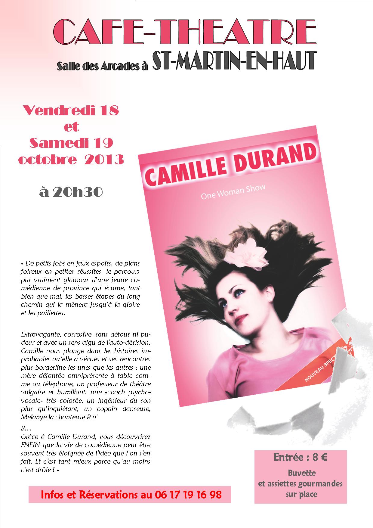 Camille Durand - One man show